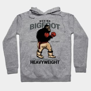 Vintage Boxing Bigfoot The Legend Hoodie